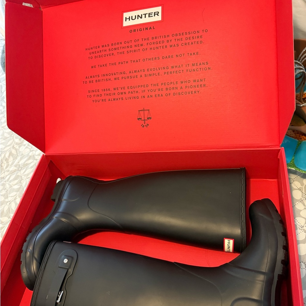 Hunter Women's Black Original Tall Boots